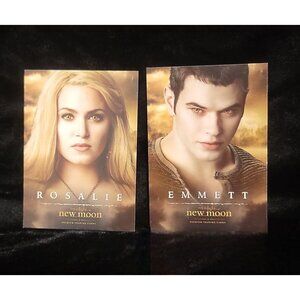 Collectible Rosalie and Emmett New Moon Trading Cards